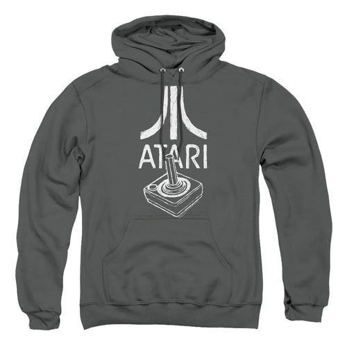 Atari Joystick Logo Charcoal Pullover Hoodie