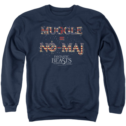 Fantastic Beasts Uk Us No Maj Crewneck Sweatshirt