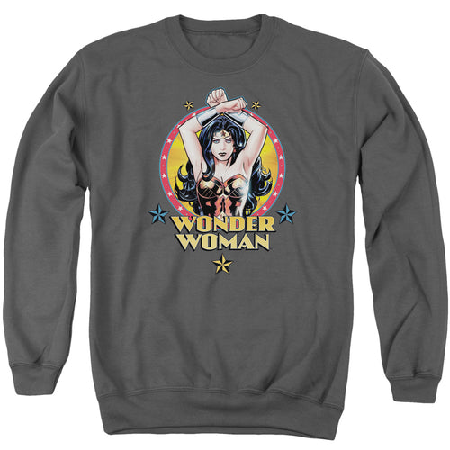 Justice League Powerful Woman Crewneck Sweatshirt