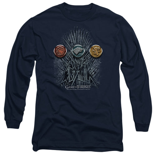 Game of Thrones For The Throne Sigils Long Sleeve T-Shirt
