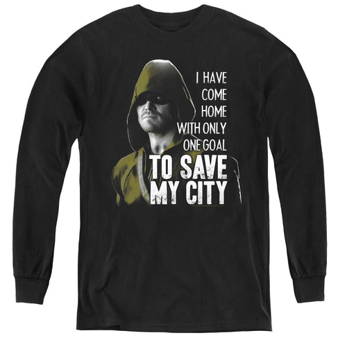 Arrow To Save My City Youth Long Sleeve T-Shirt