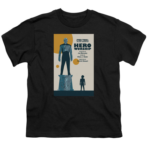 Star Trek Hero Worship Black Youth/Toddler T-Shirt
