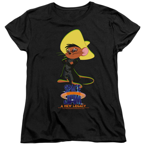 Space Jam Speedy Matrix Womens T-Shirt
