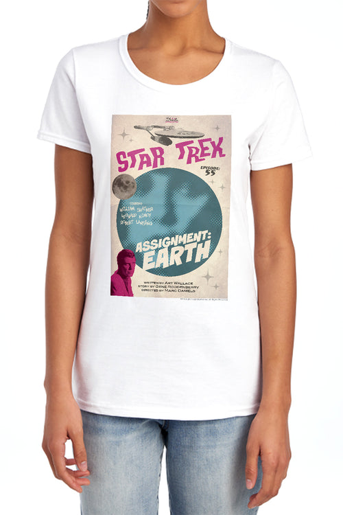 Star Trek Juan Ortiz Assignment Earth Womens T-Shirt
