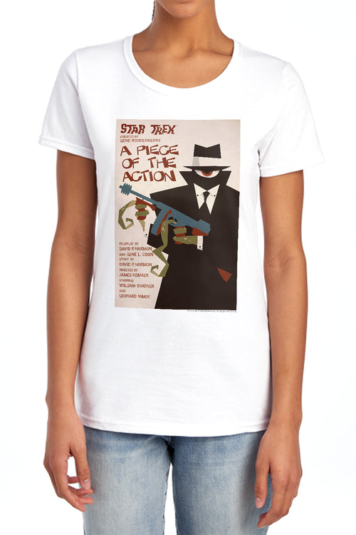 Star Trek Juan Ortiz A Piece of the Action Womens T-Shirt