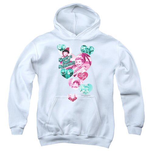 I Love Lucy Never A Dull Moment Youth Hoodie