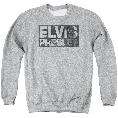 Elvis Presley Block Letters Crewneck Sweatshirt
