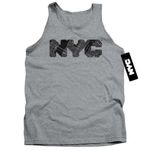 New York City Map Fill Tank Top