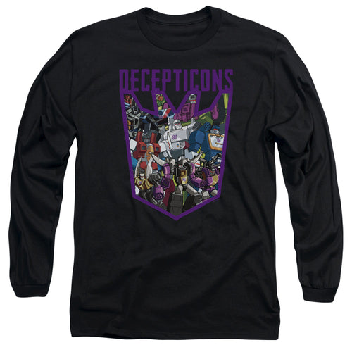 Transformers Decepticon Collage Long Sleeve T-Shirt