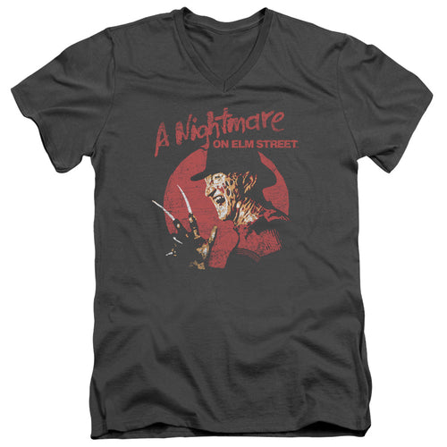 A Nightmare on Elm Street Freddy Circle V-Neck T-Shirt