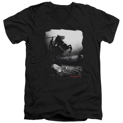 Sleepy Hollow Foggy Night V-Neck T-Shirt