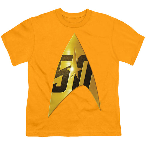 Star Trek 50th Anniversary Delta Gold Youth/Toddler T-Shirt