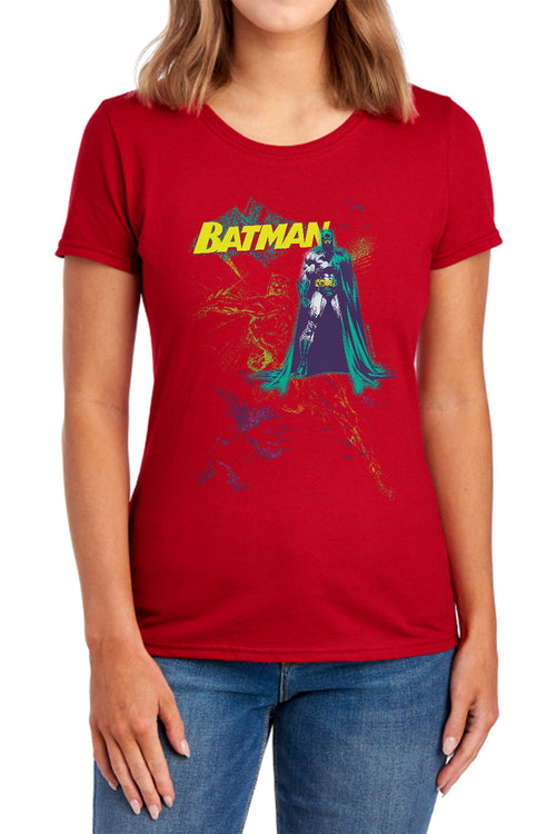 Batman Bat Spray Womens T-Shirt