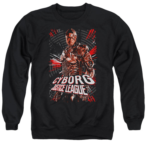 Justice League Cyborg Crewneck Sweatshirt