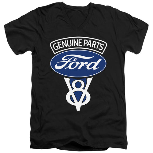 Ford V8 Genuine Parts V-Neck T-Shirt