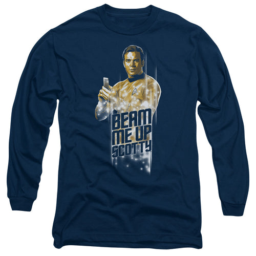 Star Trek Beam Me Up Scotty Long Sleeve T-Shirt