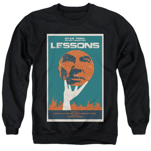 Star Trek Lessons Black Crewneck Sweatshirt