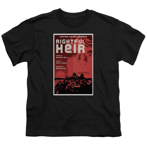 Star Trek Rightful Heir Black Youth/Toddler T-Shirt