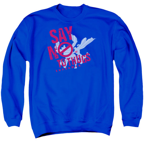 Superman Say No to Thugs Crewneck Sweatshirt