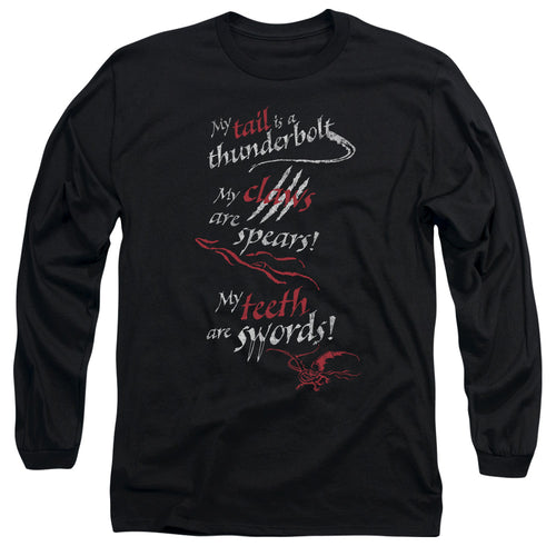 The Hobbit Tail Claws Teeth Long Sleeve T-Shirt