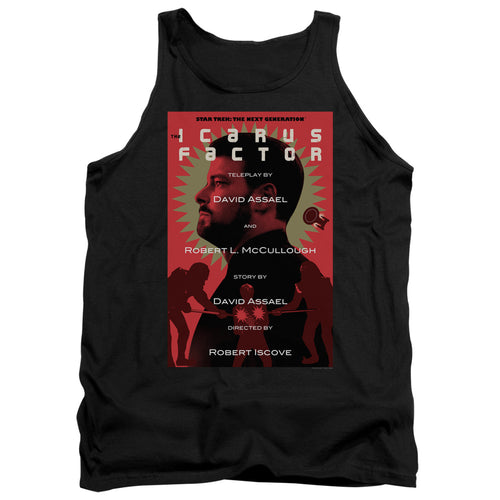 Star Trek The Icarus Factor Black Tank Top