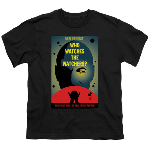 Star Trek Who Watches the Watchers Black Youth/Toddler T-Shirt
