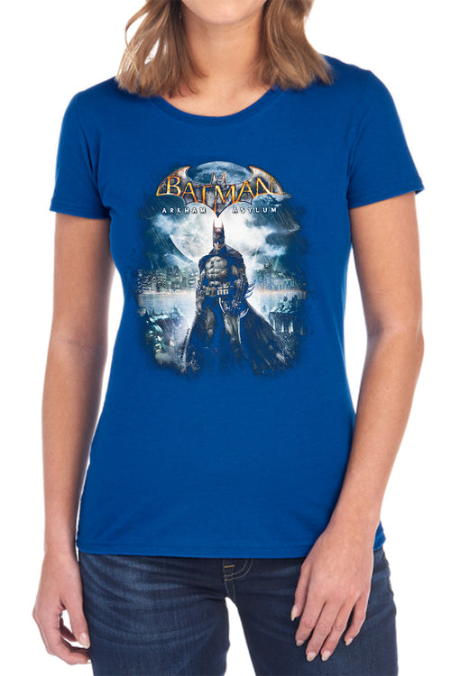 Batman Game Cover Womens T-Shirt