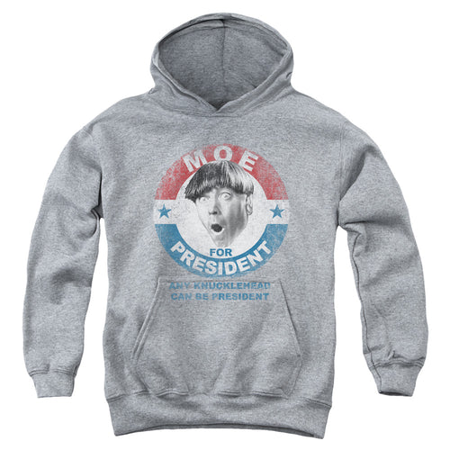The Three Stooges Moe for President Youth Hoodie