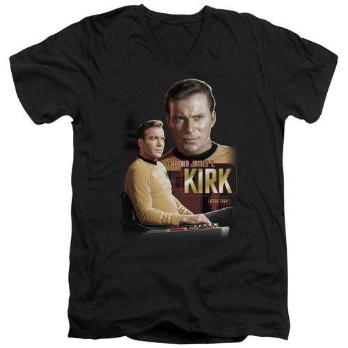 Star Trek Captain Kirk V-Neck T-Shirt