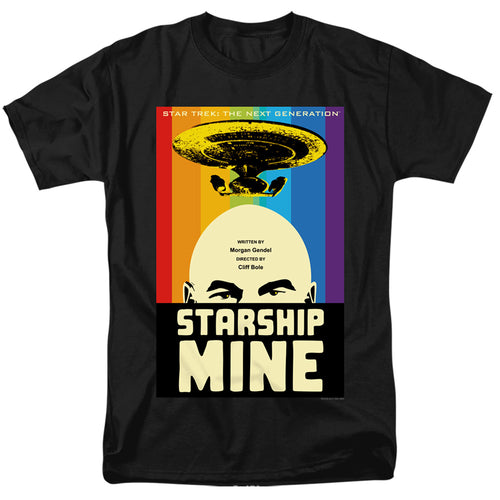 Star Trek Starship Mine Black T-Shirt