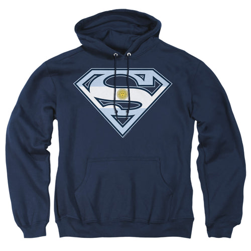 Superman Argentinian Shield Pullover Hoodie