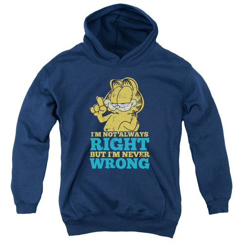 Garfield Never Wrong Youth Hoodie
