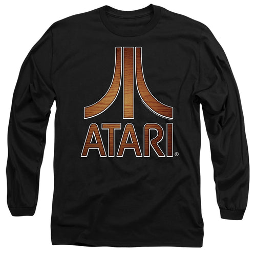 Atari Classic Wood Emblem Long Sleeve T-Shirt