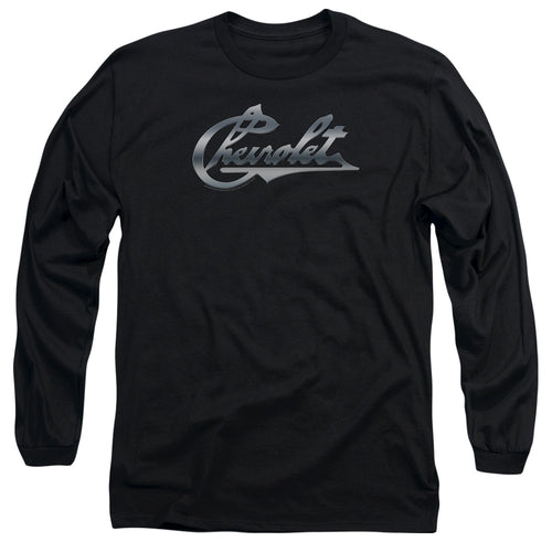 Chrome Vintage Chevy Bowtie Long Sleeve T-Shirt