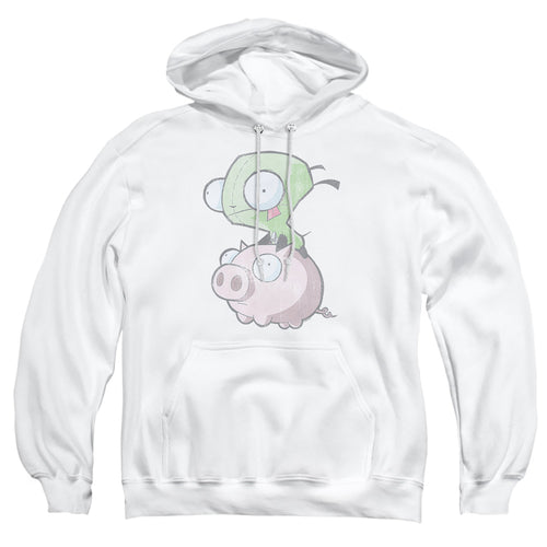 Invader Zim Gir And Pig Pullover Hoodie