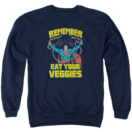 Superman Veggie Power Crewneck Sweatshirt