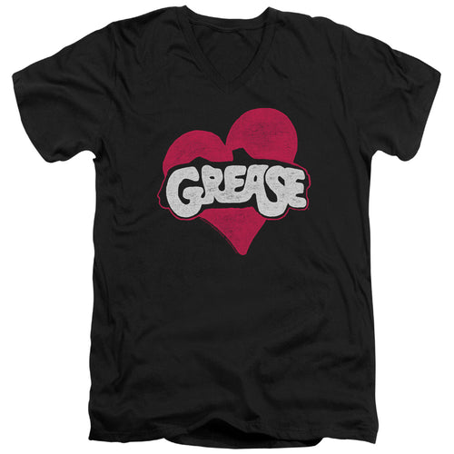 Grease Heart V-Neck T-Shirt