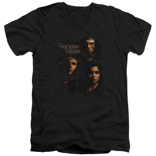 The Vampire Diaries Smokey Veil V-Neck T-Shirt