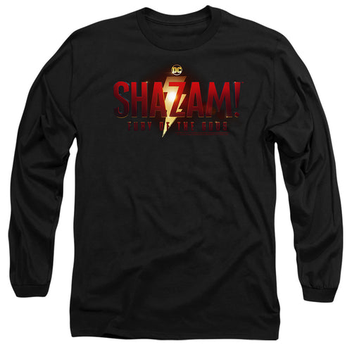 Shazam! Fury of the Gods Movie Logo Long Sleeve T-Shirt