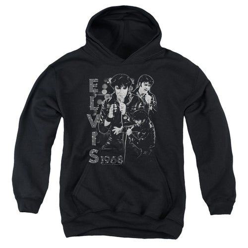 Elvis Presley Leathered Youth Hoodie