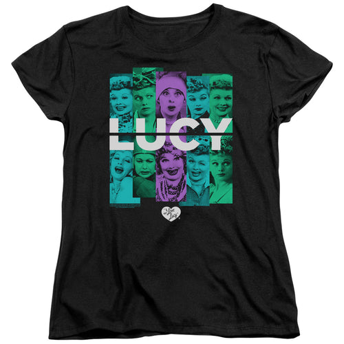 I Love Lucy Shades Of Lucy Womens T-Shirt