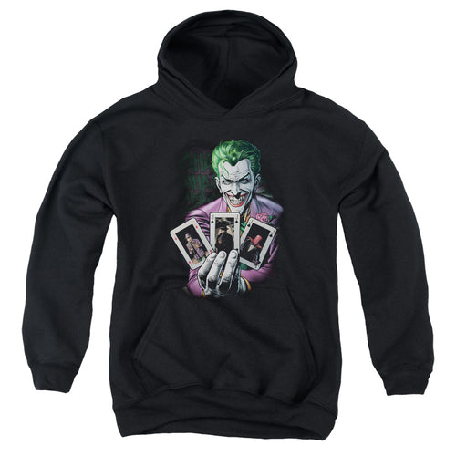 Batman 3 Of A Kind Youth Hoodie