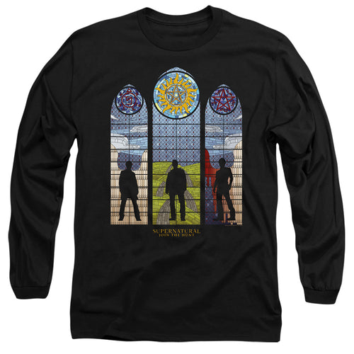 Supernatural Stained Glass Long Sleeve T-Shirt