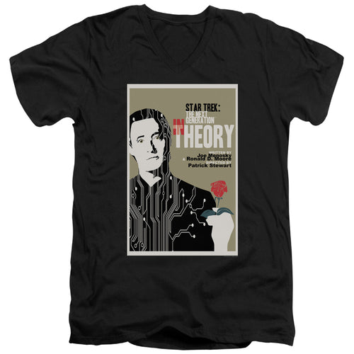 Star Trek In Theory Black V-Neck T-Shirt