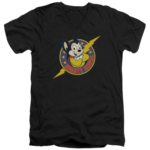 Mighty Mouse Mighty Hero V-Neck T-Shirt