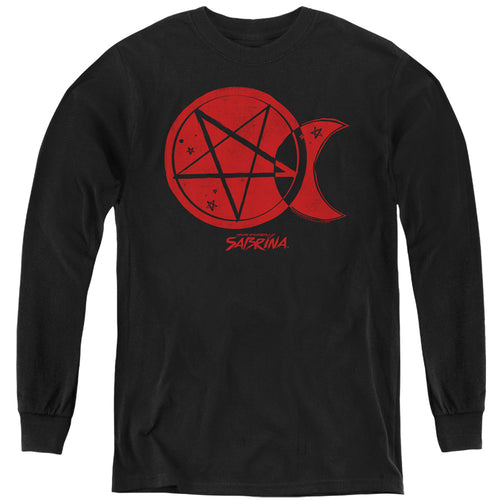 Chilling Adventures Of Sabrina Dark Moon Youth Long Sleeve T-Shirt