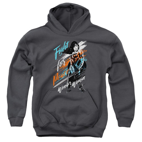Wonder Woman (2017) Fight for Peace Youth Hoodie