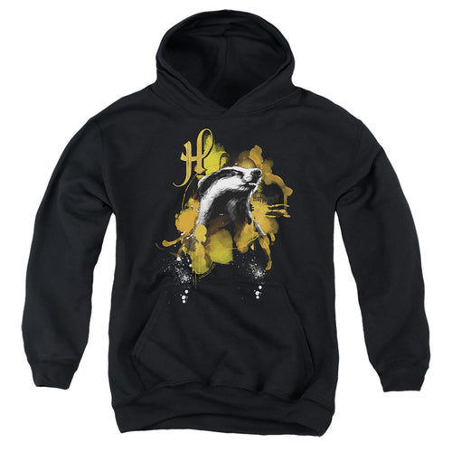 Harry Potter Urban Elegance Hufflepuff Badger Youth Hoodie