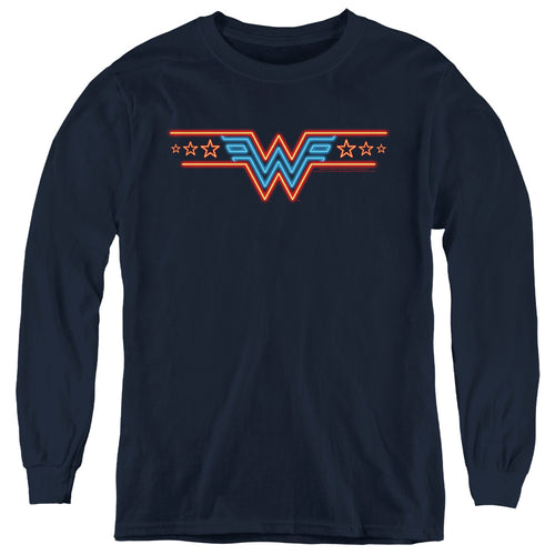 Wonder Woman 1984 Neon Beat Youth Long Sleeve T-Shirt
