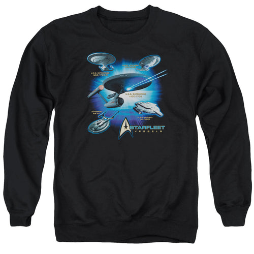 Star Trek Starfleet Vessels Crewneck Sweatshirt